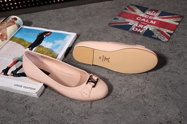 LV Shallow mouth flat shoes Women--001